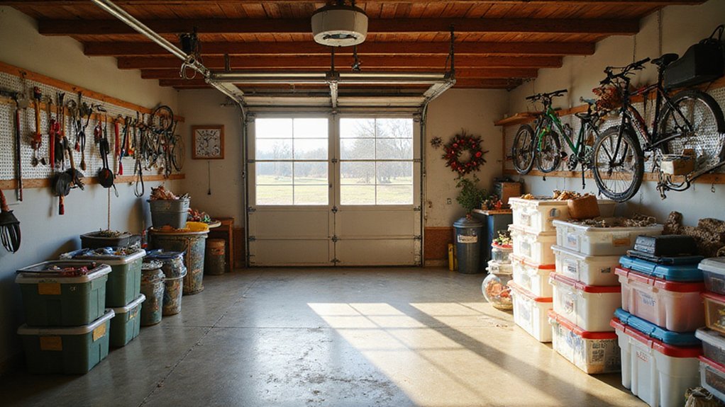 fall garage cleanout prep